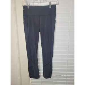 Lululemon Womens Black High-Waisted Athletic Leggings Zip Pocket  4